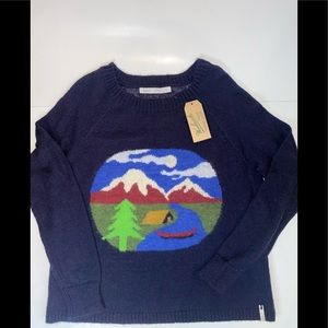 NWT Woolrich Motif Mohair sweater sz L